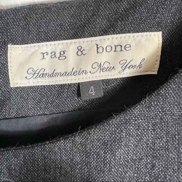 Rag & Bone Wool Color Block Sleeveless Dress - Picture 8 of 9